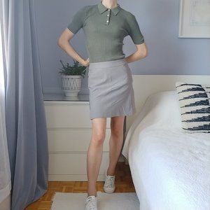 Grey Stretch Skort Size 6